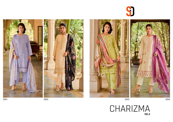 Charizma 2 By Shraddha Embroidery Cotton Pakistani Suits Wholesale Price In Surat
